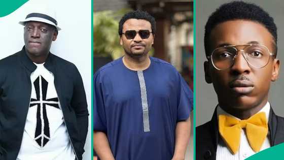 Frank Edwards, late Sammie Okposo speak about Mercy Chinwo's ex-manager in old video