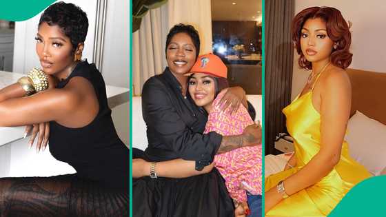 Netizens comment about Tiwa Savage, Regina Daniels' different situations: "Who will advise who?"