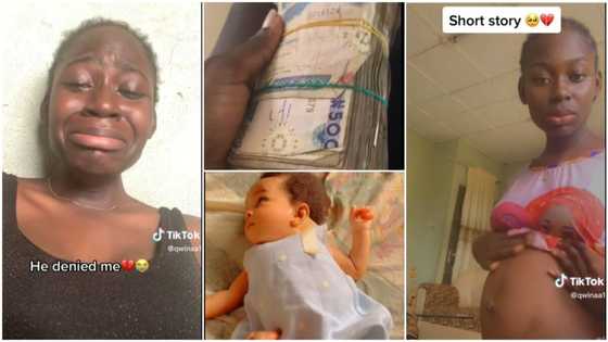 "I told him I was pregnant": Nigerian lady narrates how she became single mum after boyfriend dumped her