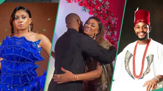 Alexx Ekubo enchanted as he passionately hugs May Edochie multiple times at event: "Yul is dressing"