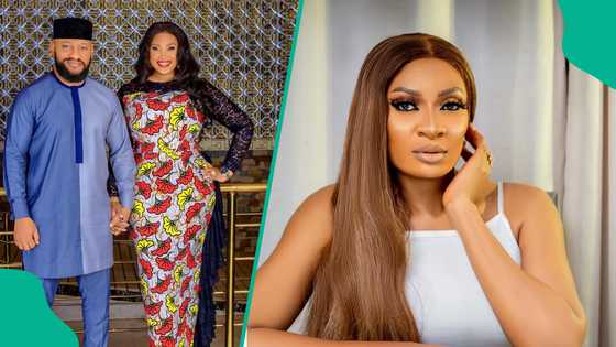 Yul Edochie breaks silence about his ex-wife May, shares his wishes for her: “Gist full ground”