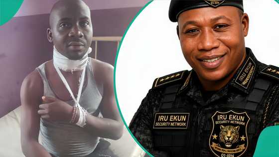 Oyo: Drama as Sunday Igboho stops police from arresting Tani Olohun in Ibadan, video trends