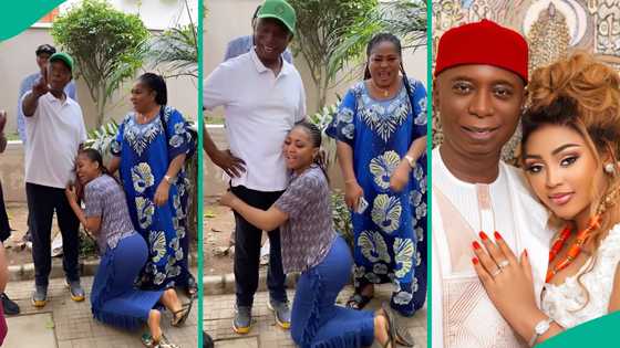 "I am your husband": Ned Nwoko reports Regina Daniels to her mum Rita, others in adorable video