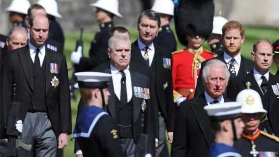 Prince Charles and Harry Meet at Philip's Funeral After a Year of Father-Son Issues