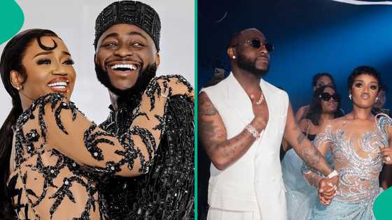 Davido's Chioma peppers singles, specially introduces singer, fans drool: "He's the prize"
