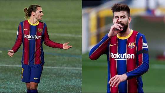 Barcelona star Pique 'attacks' teammate during astonishing argument as PSG dominate at Nou Camp