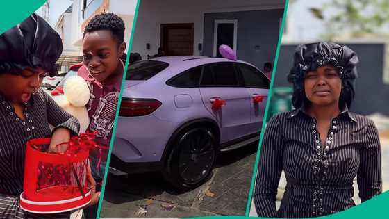 Peller gets back with Jarvis, gifts her Mercedes Benz AMG worth N130 million on birthday