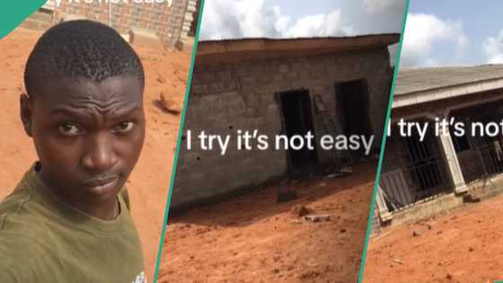 Nigerian man builds bungalow, roofs it with over N1m, many praise his portable home