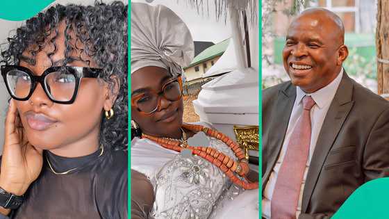 Grieving daughter sits beside late dad's coffin as she mourns his painful demise, photo trends