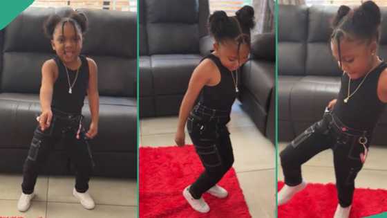 "How old is she?" Talented girl in black jeans displays captivating dance steps in viral video