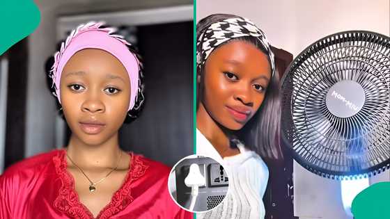 Young lady buys solar generator instead of wig, mentions total cost, powers freezer with it