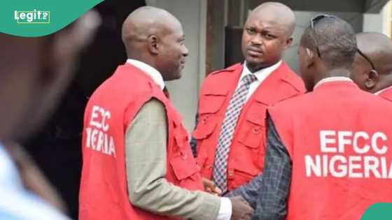 EFCC shares photo of bank manager sentenced to 121 years in prison for stealing N112 million, Nigerians react