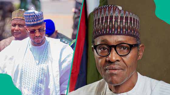 Bidiyo: Yadda Gwamna Radda ya zubar da hawaye wajen birne Buhari a Daura