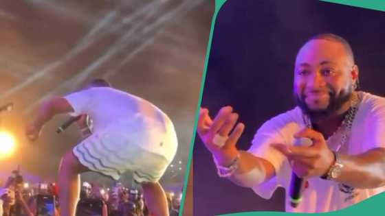 Video as Davido invites young Ugandan fan on stage, dances with little girl: “So sweet to watch”