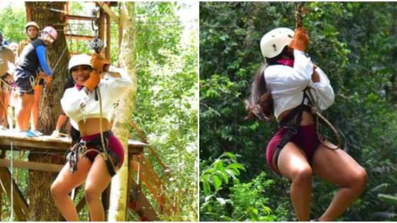 Amid pregnancy rumours Mercy Eke flaunts flat stomach as she vacations in Mexico, shares fun photos