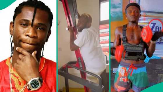 Speed Darlington starts training ahead of boxing match with Portable: "Omo Babalawo vs Babalawo"