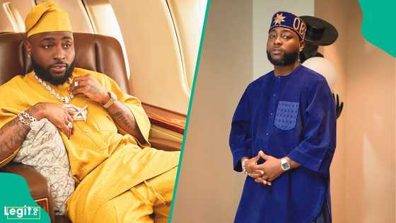Mountain of food served to Davido in Kogi sparks reactions: “Na only Baddest go chop this?”