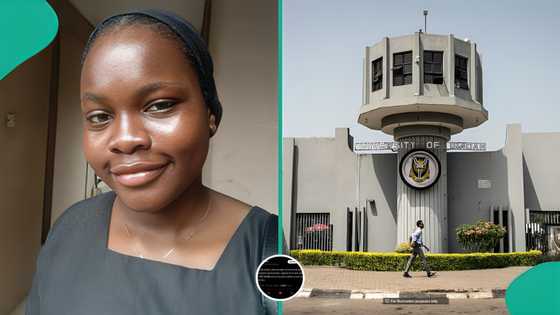 University of Ibadan offers lady admission to study Law after post-UTME exam, posts her JAMB result