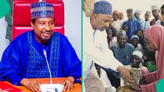 Kyawun alkawari: Barau ya raba miliyoyi ga iyalan Hausawan da aka kashe a Edo