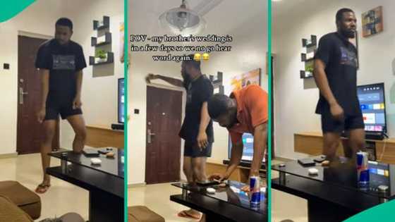 Groom-to-be 'disturbs' family with his dance moves ahead of wedding day: "We no dey hear word again"