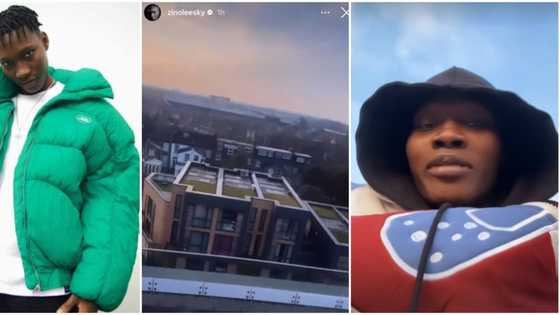 "Oppression just full everywhere": Zinoleesky travels to the UK, a video of him complaining of cold trends