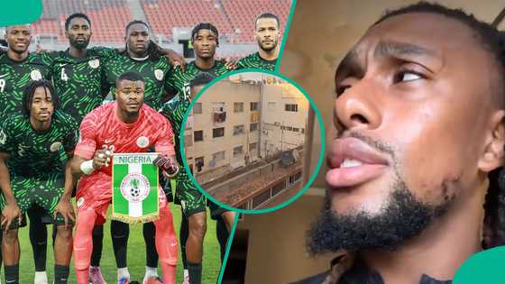 Alex Iwobi shows off view outside Super Eagles' hotel in Morocco ahead of playoff