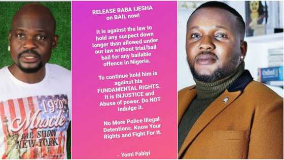 Release Baba Ijesha on bail now: Yomi Fabiyi blows hot over continued detention of colleague, many react