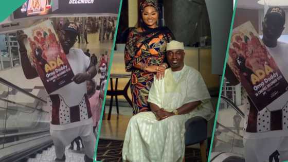 "See wetin them turn billionaire to": Clip of Mercy Aigbe's hubby hawking her movie in mall trends