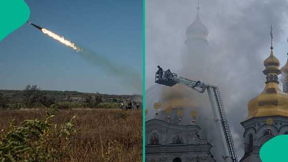 Gobara ta tashi a Ukraine bayan Rasha ta harba daruruwan jiragen yaki