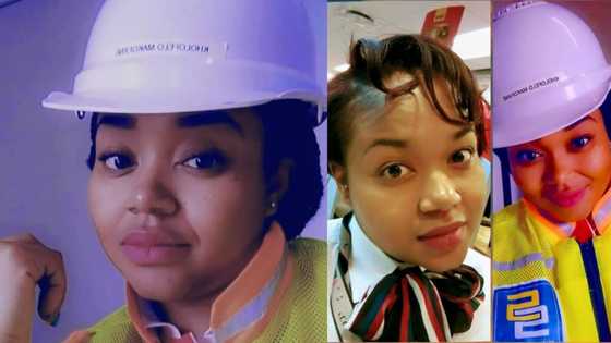 Chasing dreams: Lady goes from being bank manager to construction student, many react