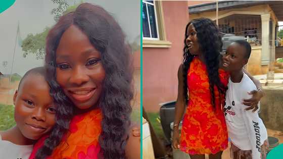 Video: Lady reunites with daughter 10 years after leaving her to relocate abroad, shares experience