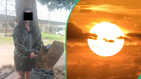 Well-dressed lady enters police station, files complaint against scorching sun