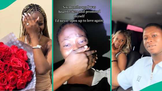 Nigerian lady gets engaged 6 months after heartbreak, video trends, many reacts