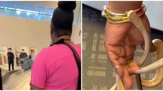 Crazy trends: Lady goes viral for rocking extralong nails, internet users amused