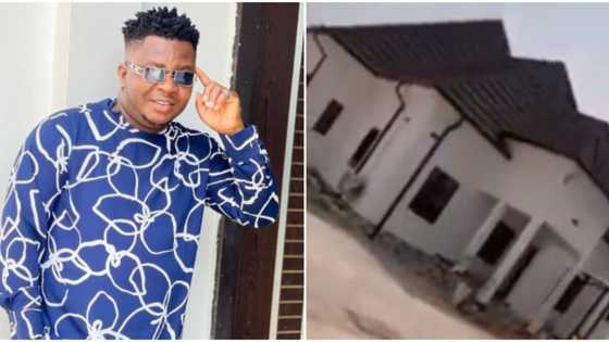 Popular skit maker Laugh Pills Comedy becomes home owner, photo, video of newly completed mansion goes viral