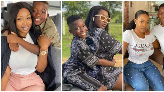 BBNaija 2021: 3rd female housemate Jackie B is a proud mum, shares photos with her son