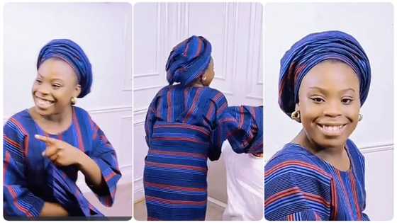 "You don born your elder sister": Little girl dances mischievously close to her mother as she records
