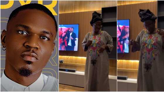 "Your pastor mustn't catch u": Spyro's mum's dance moves to his song in sweet video causes a stir