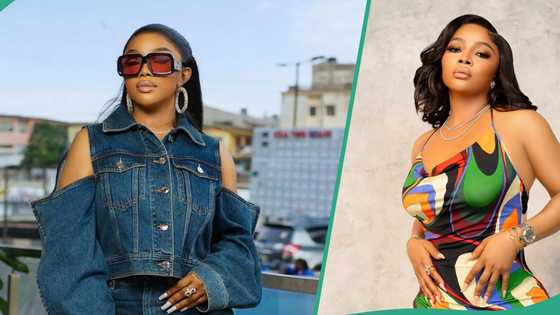 Toke Makinwa and troll trade words over her comment on destruction of properties during protest