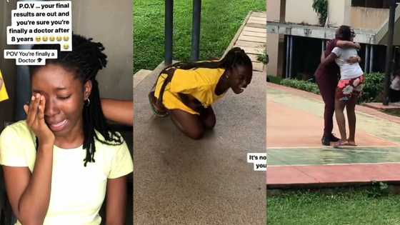 Medical students see final year results for the first time, emotional moment of tears, hugs & joy in video