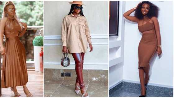 Colours in vogue: Diane, Toke Makinwa, 5 other fashionistas rock brown tones in stylish looks