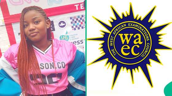 WAEC 2025: Girl who was scared to check WASSCE result finally sees her grades, posts it online
