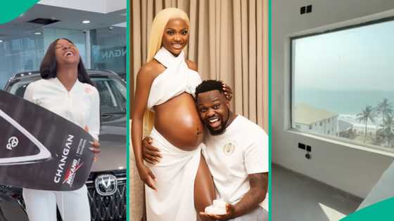 Egungun buys wife car, beach house as push gift, their old clip impresses many: "You deserve it all"