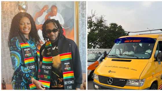 American rapper Kendrick Lamar in Ghana shooting documentary for new album