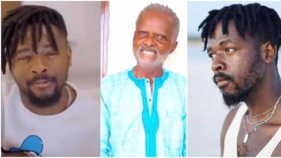 Nigerian disguising as old man wins hearts over duet with Johnny Drille, video trends; Don Jazzy, others react