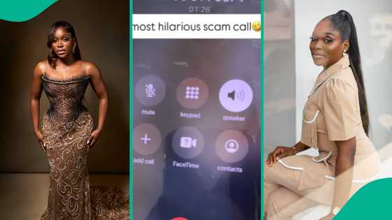 Actress Tomike Adeoye shares her hilarious encounter with a scammer: "E just dey learn the work"