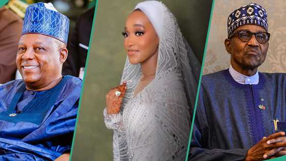 Breaking: Shettima storms Kaduna for Buhari’s granddaughter's wedding, video trends