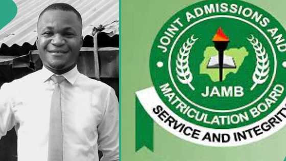 JAMB result: School head boy pays his physics teacher surprise visit after seeing UTME scores