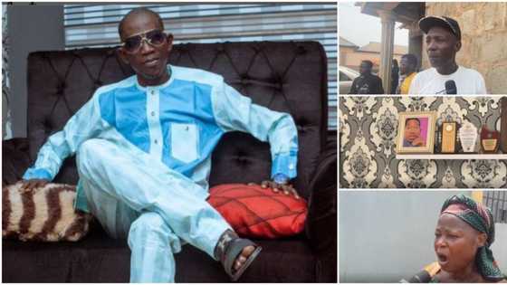 Dejo Tunfulu: Sad mood envelopes the atmosphere as Nollywood colleagues storm Ikorodu residence of late actor