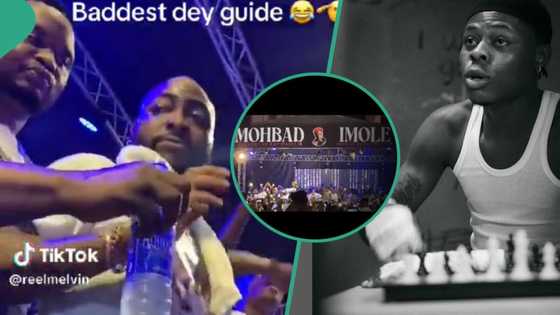 Mohbad: Video as Davido rejects water from a fan at late singer’s candlelight "Everybody na suspect”
